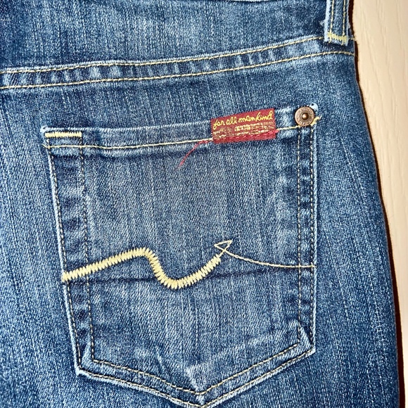 7 For All Mankind Bootcut Jeans 24 - Picture 3 of 6